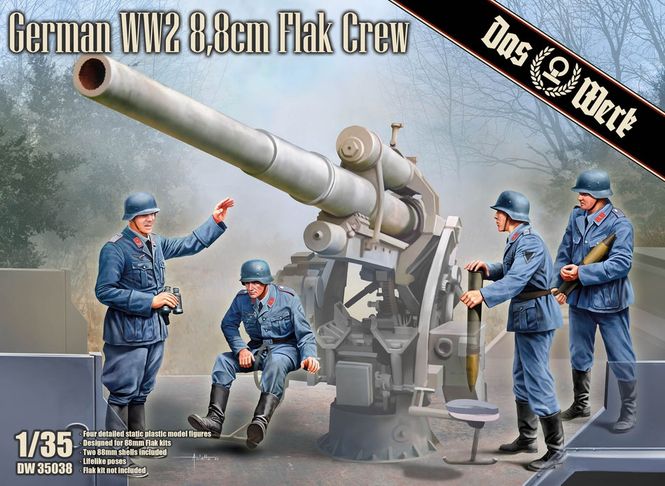 Main Image Das Werk 1:35 - German WW2 8.8 cm Flak Crew
