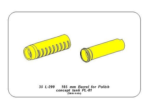 105mm Barrel for Polish concept tank PL-01