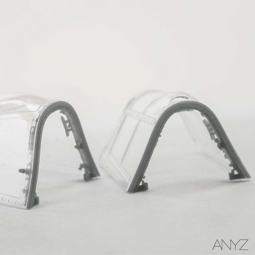 ANYZ Two canopy frames for Magic Factory 1:48 F4U-1A/2 Corsair (Dual Combo)