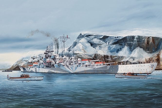 Hovedbilde Trumpeter 1:350 - German Tirpitz Battleship ...