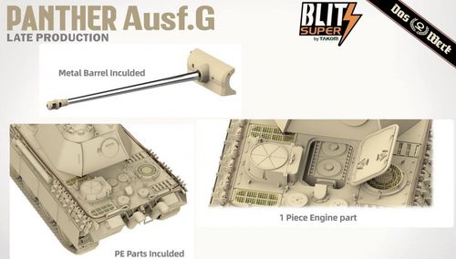 Das Werk 1:35 - Panther Ausf. G Late Prod. - Super Blitz