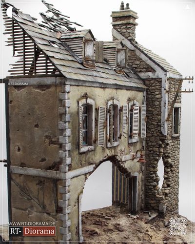 RT-Diorama 35055 The Breach Normandy [Diorama Base] (1:35)