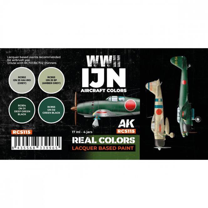 Hovedbilde AK-Interactive RCS115 IJN WWII Aircraft Colors ...