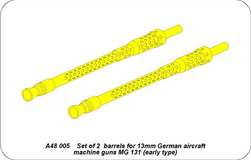2 barrels for MG 131 -early - Aber Models