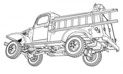 ACE 1:72 -WC-43 (T-215) Telephone Installation And Maintenance 1/2 Ton Truck (72593)
