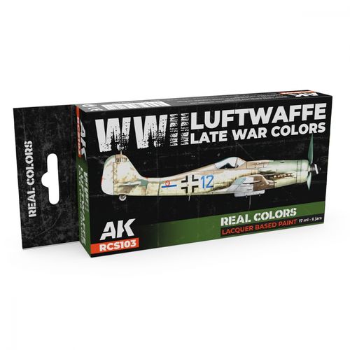 AK-Interactive RCS103 Luftwaffe WWII Late War Colors Set