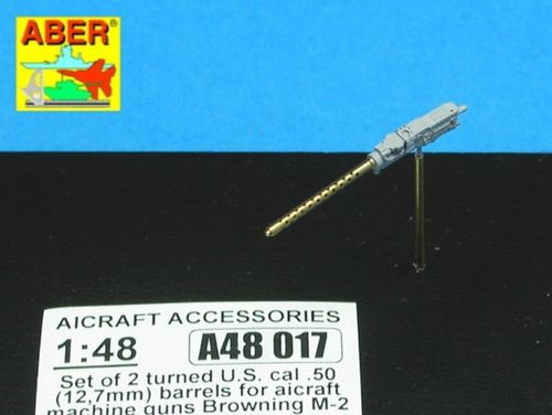 2 standard barrels for aircraft Browning M2 - Aber Models