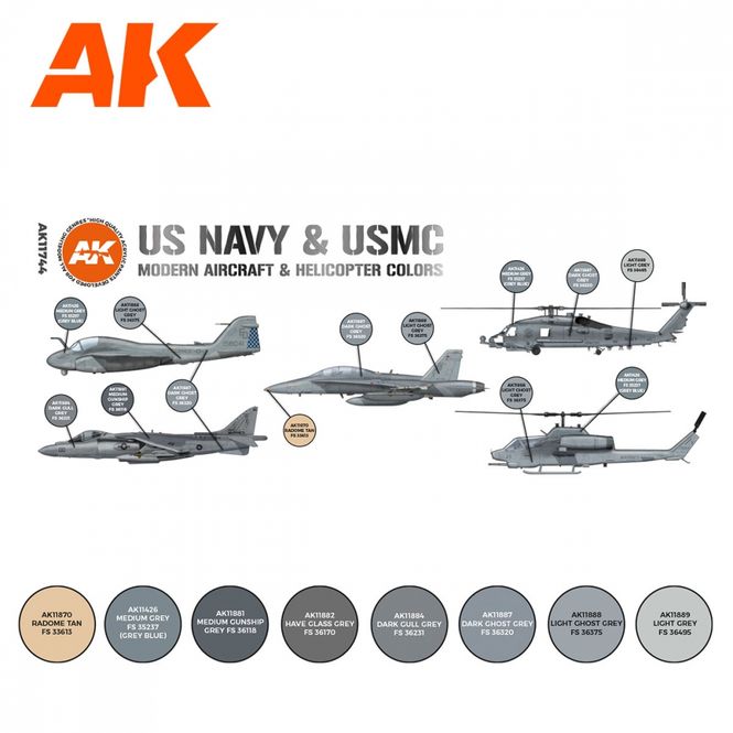 Hovedbilde AK-Interactive AK 11744 US Navy & USMC Modern ...