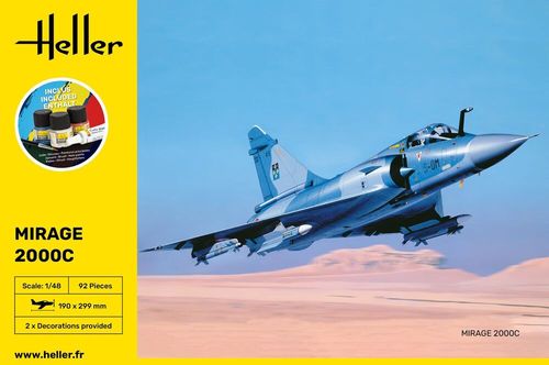 Heller 1:48 - Mirage 2000C - Starter Kit 56426 