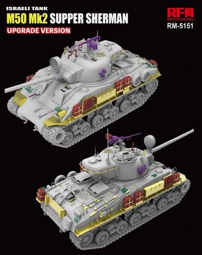 Rye Field Model 1:35 - M50 Mk.2 Super Sherman (M4A4) Upgrade Version (5151)