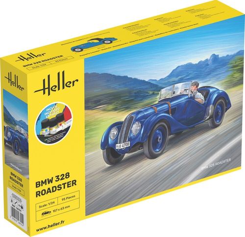 Heller 1:24 - BMW 328 Street Version - Starter Kit 56701 