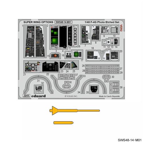 SWS48-14-M01 F-4G Photo-Etched Set