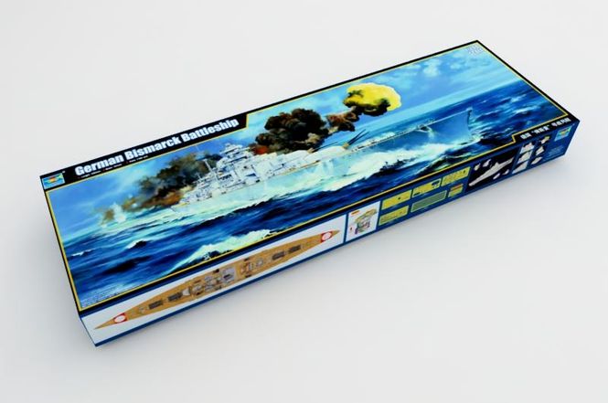 Hovedbilde Trumpeter 1:200 - German Bismarck 1941 Battleship ...