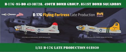 HK Models 1:32 - Boeing B-17G Flying Fortress - late Production