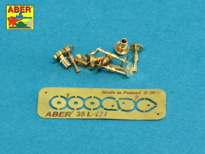 Hovedbilde Set of gun barrel tips for MG 08 x3 pcs. And ...