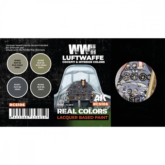 Hovedbilde AK-Interactive RCS106 Luftwaffe WWII Cockpit & ...