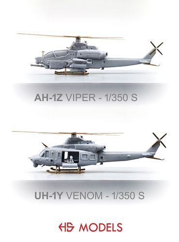 HS Models 1:350 - Bell UH-1 Y Venom