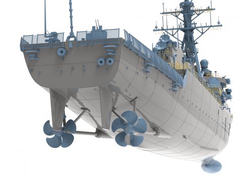 HS Models 1:200 - USS Curtis Wilbur (DDG-54) - Upgrade Full Set (for I Love Kit kits)