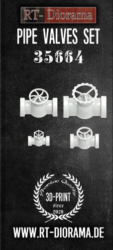 RT-Diorama 1:35 - 35664 Pipe Valves Set