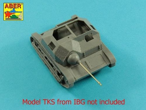 20mm gun barrel with prototype muzzle brake for nkm wz.38 FK-A used on TKS Tankette
