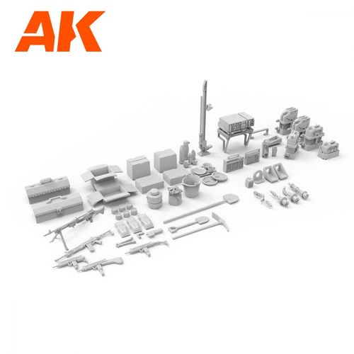 AK-Interactive 1:35 - IDF Accessories 35006