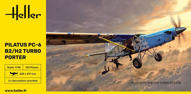 Hovedbilde Heller 1:48 - Pilatus PC-6 B2/H2 Turbo Porter ...