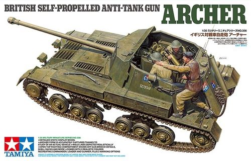 Tamiya 1:35 - British Anti Tank Gun Archer - Self Propelled (35356)