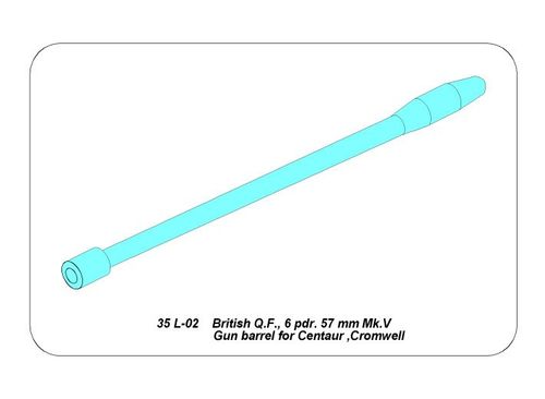 Cromwell 57mm gun barrel Mk.V