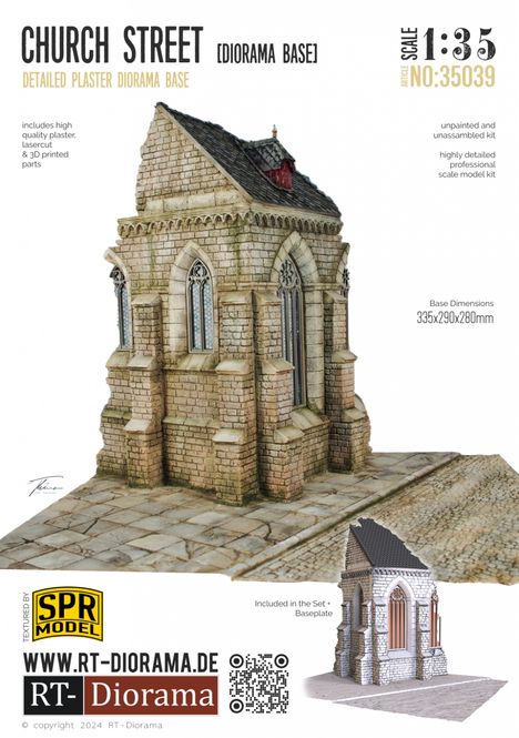 Main Image RT-Diorama 35039 Diorama Base Church Street ...