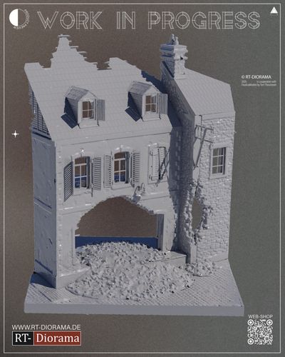 RT-Diorama 35055 The Breach Normandy [Diorama Base] (1:35)