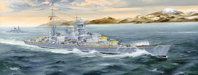 Hovedbilde Trumpeter 1:350 - German Heavy Cruiser Blucher ...