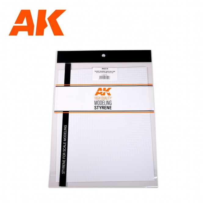 Main Image Square Pavement Brick Big.5 MM/.196  Sheet ...