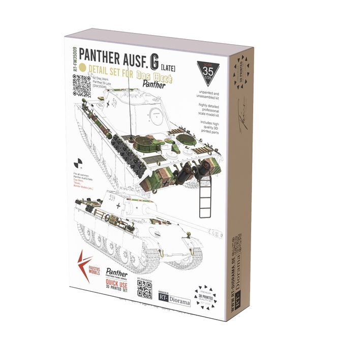 Hovedbilde Faustus Models 1:35 - FM35009 Panther Ausf.G ...