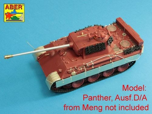 7,5 cm  barrel  with muzzle brake for Panther Ausf.A/D