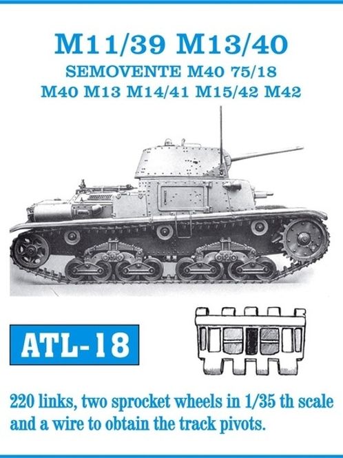 Hovedbilde FriulModel 1:35 - ATL-18 M11/39 M13/40 SEMOVENTE ...