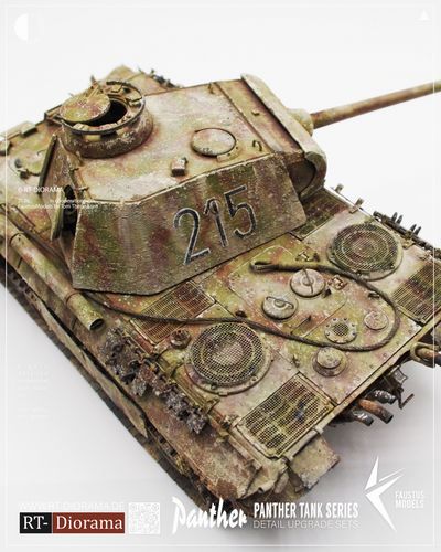 Faustus Models 1:35 - FM35027 Panther A Engine Details Type B