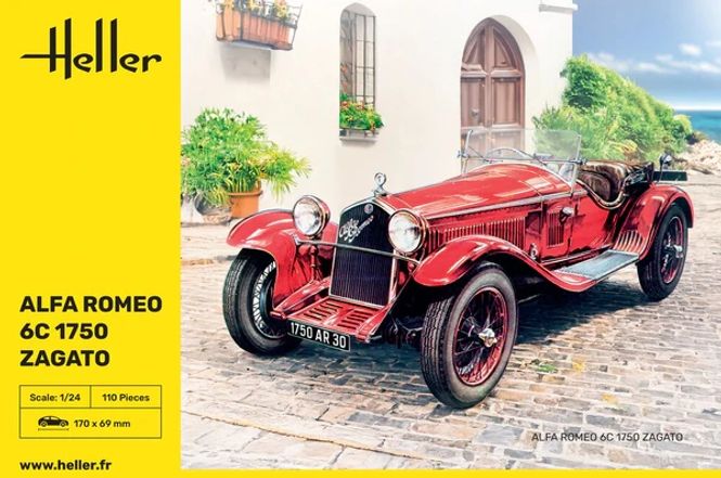 Hovedbilde Heller 1:24 - Alfa Romeo 1750cc Zagato (80715)