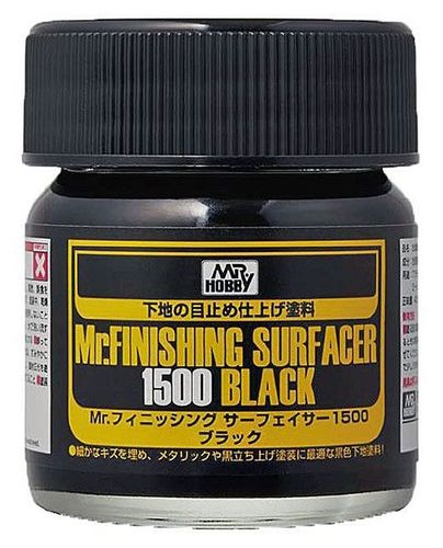 Mr. Surfacer 1500 Black 40 ml - Mr. Hobby