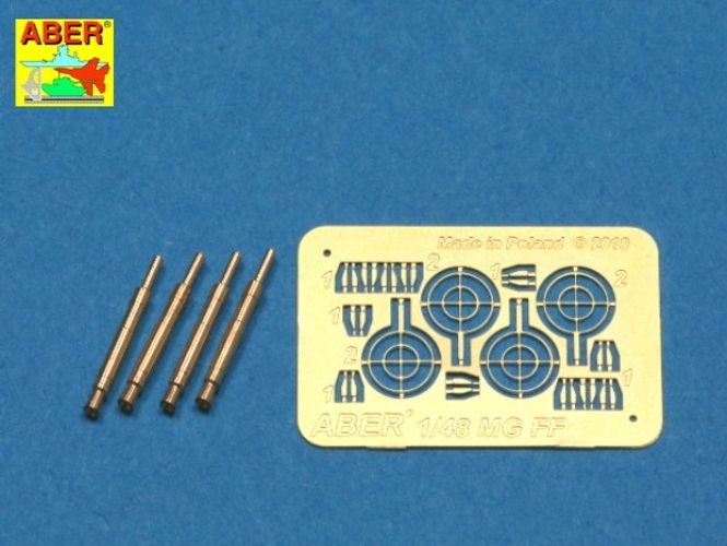 Hovedbilde 4 barrels for MG FF - Aber Models