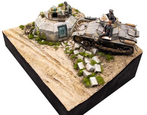 RT-Diorama 35312 French Field Fortification [Diorama Base] (1:35)