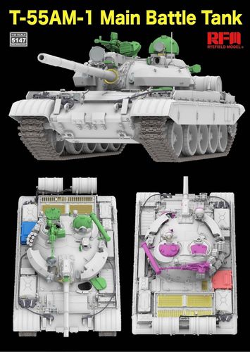 RFM 1:35 - T-55 AM-1 Main Battle Tank with Workable Tracks (RM-5147)
