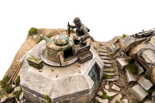 RT-Diorama 35312 French Field Fortification [Diorama Base] (1:35)