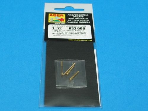 2  barrels for MG 131 -middle - Aber Models