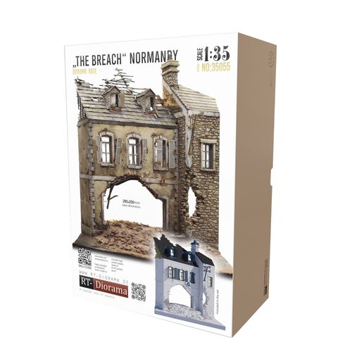 RT-Diorama 35055 The Breach Normandy [Diorama Base] (1:35)