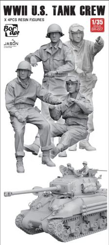 Border Model 1:35 - WWII U.S. Tank Crew BR-007