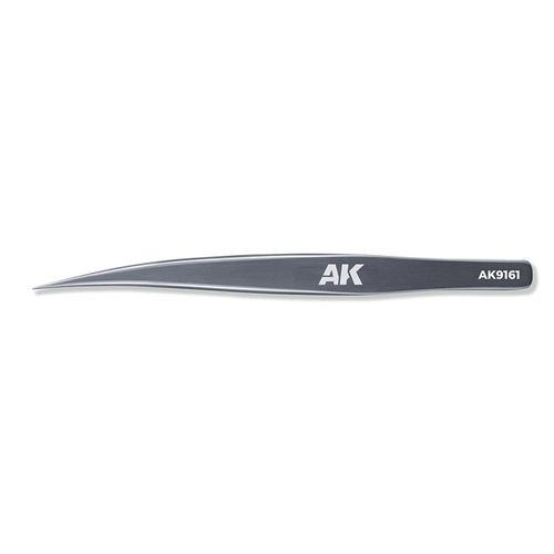 AK Interactive - HG Angled Tweezers 01 Thin Tipped