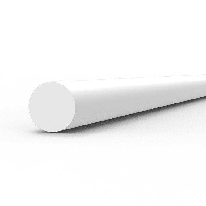 Hovedbilde Rod 2.00 diameter x 350mm - STYRENE STRIP