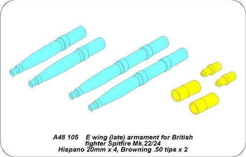 Armament for Spitfire Mk. 22/24 - Aber Models