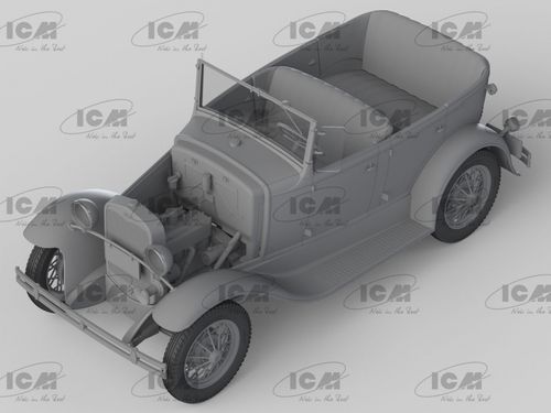 ICM 1:24 - Ford Model A - Standard Phaeton Soft Top (1930s) (24050)