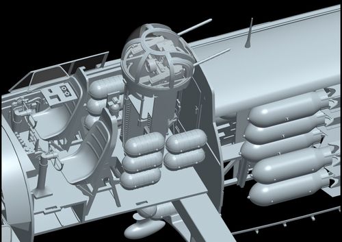 HK Models 1:32 - Boeing B-17G Flying Fortress - late Production